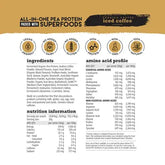 White Wolf Nutrition Vegan Superfood Protein Blend 400g  Iced Coffee